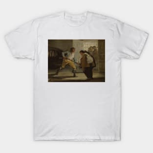 El Maragato Threatens Friar Pedro de Zaldivia with His Gun by Francisco Goya T-Shirt